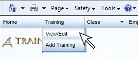 Training View Edit